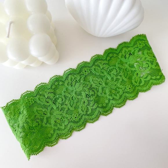 Accessories - Green Lace Headband